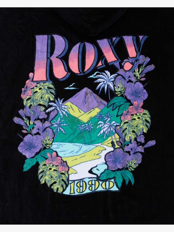 2 Infinite Lagoon - Poncho Handtuch f&uuml;r Frauen Schwarz ERJAA04358 Roxy