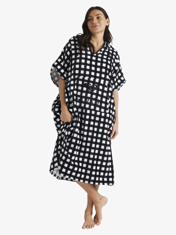 5 Gentle Offshore - Poncho da Donna Black ERJAA04374 Roxy