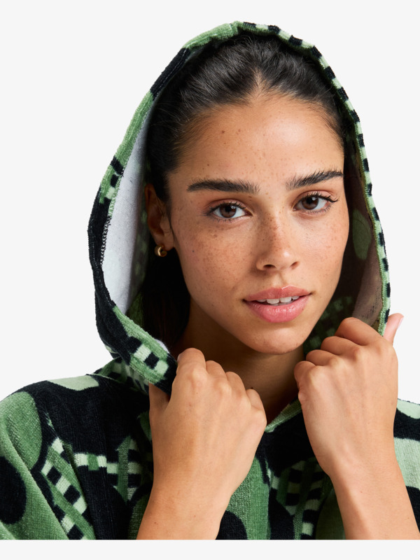 4 Stay Magical Printed - Toalla poncho unisex Negro ERJAA04395 Roxy