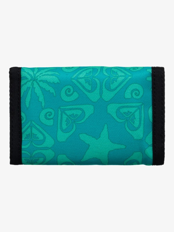 2 Small Beach - Cartera de doble hoja para mujer Verde ERJAA04401 Roxy
