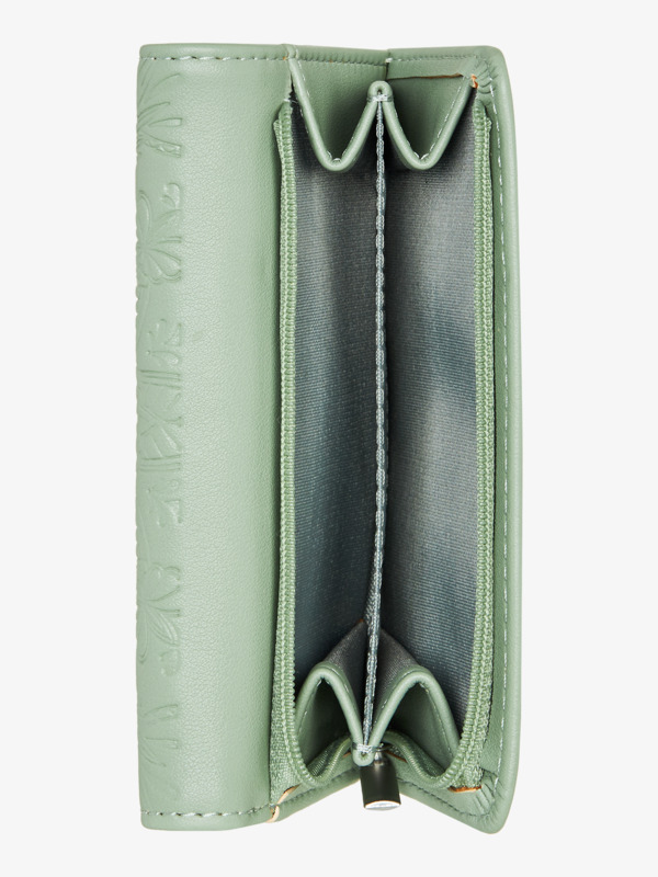1 Crazy Diamond - Tri-Fold Wallet for Women Green ERJAA04404 Roxy