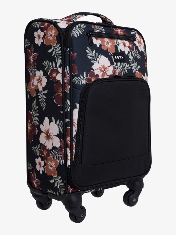 1 Cabin Island - Small Wheeled Suitcase for Women Brown ERJBL03328 Roxy