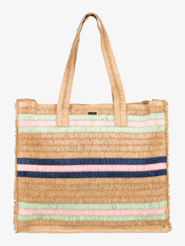 2 Splendid Sun - Bolsa de Playa con Asas para Mujer Amarillo ERJBP04537 Roxy