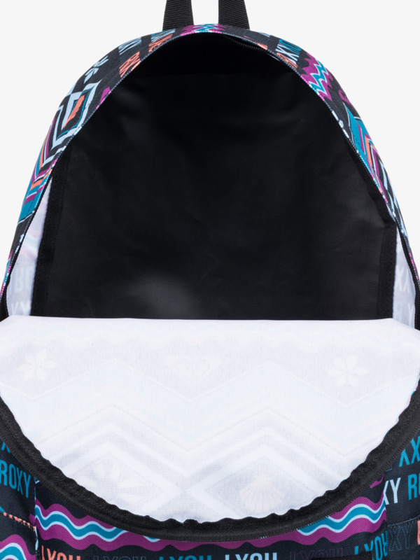 3 Sugar Baby Printed 16L - Small Backpack for Women Black ERJBP04668 Roxy