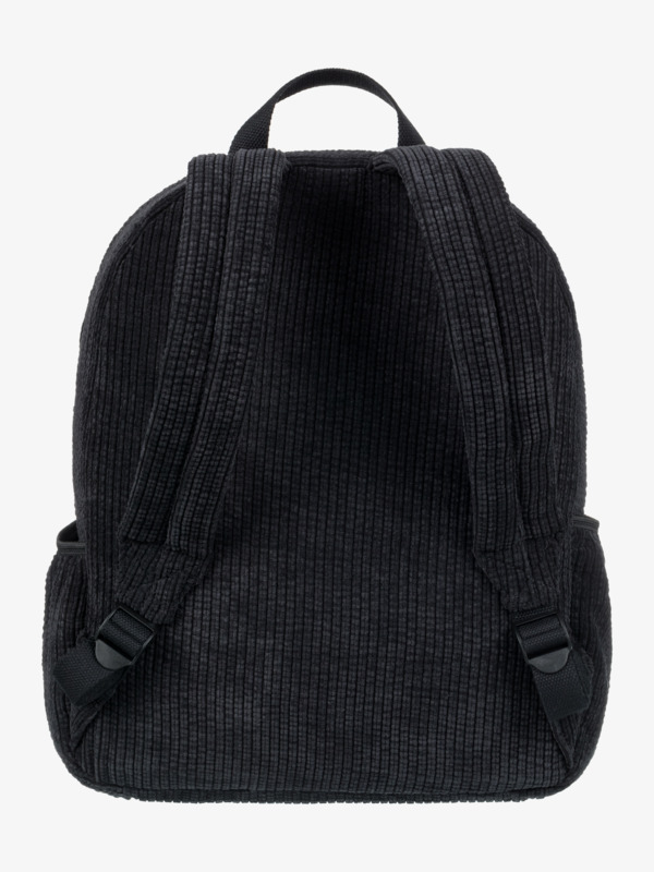 3 Feeling Good - Small Corduroy Backpack for Women Black ERJBP04793 Roxy