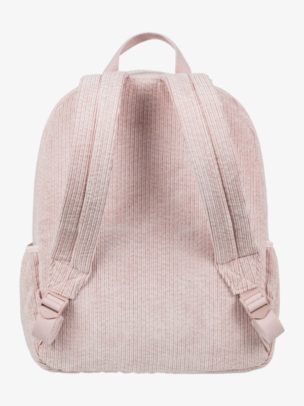 3 Feeling Good - Small Corduroy Backpack for Women Pink ERJBP04793 Roxy