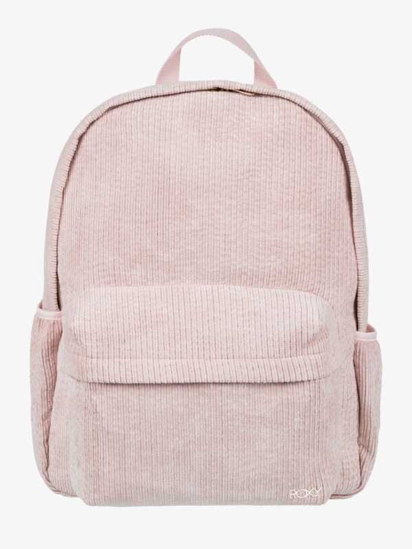 1 Feeling Good - Small Corduroy Backpack for Women Pink ERJBP04793 Roxy