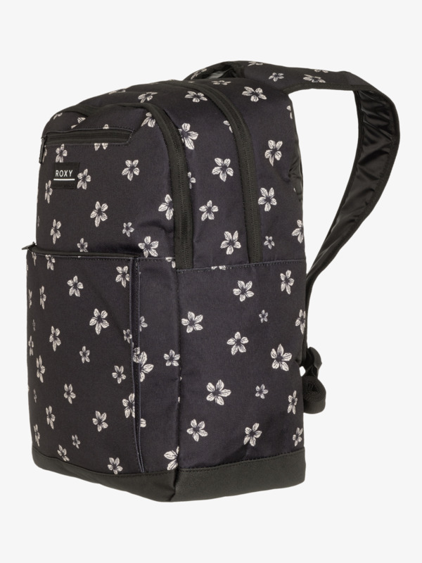1 Here You Are Printed - Medium Backpack for Women Black ERJBP04885 Roxy