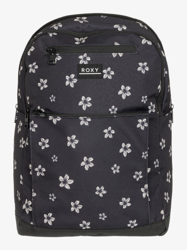 2 Here You Are Printed - Medium Backpack for Women Black ERJBP04885 Roxy
