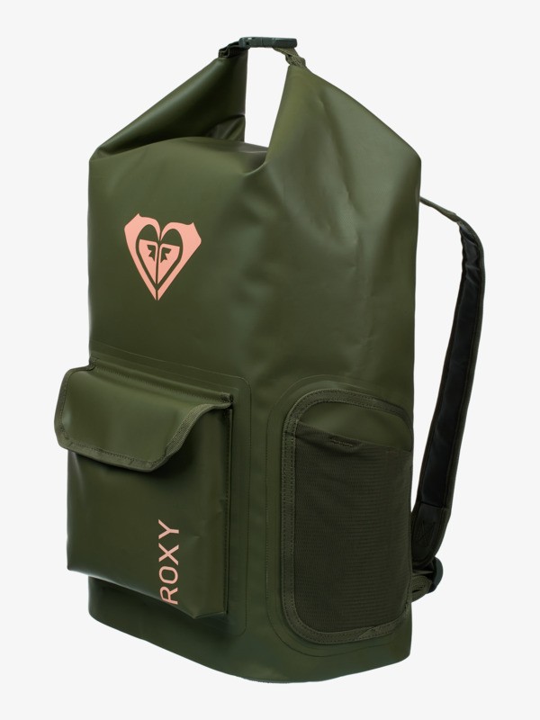 2 Need It - Mittelgroßer Rucksack für Frauen Grün ERJBP04888 Roxy