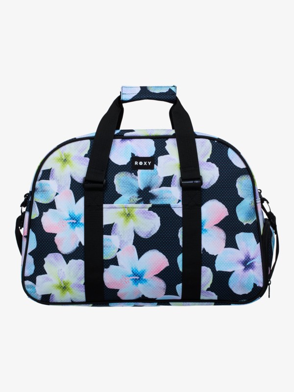 3 Feel Happy - Medium Sport Duffle Bag for Women Black ERJBP04889 Roxy