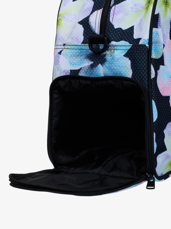 6 Feel Happy - Medium Sport Duffle Bag for Women Black ERJBP04889 Roxy