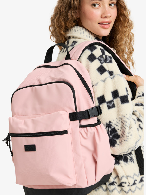 2 Gateline - Mochila mediana para mujer Rosa ERJBP04891 Roxy