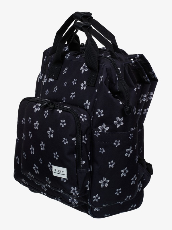 5 Swifty - Mochila média para mulher Preto ERJBP04916 Roxy
