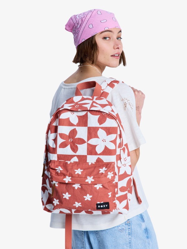 0 Sugar Baby Canvas 16L - Small Backpack for Women Orange ERJBP04920 Roxy