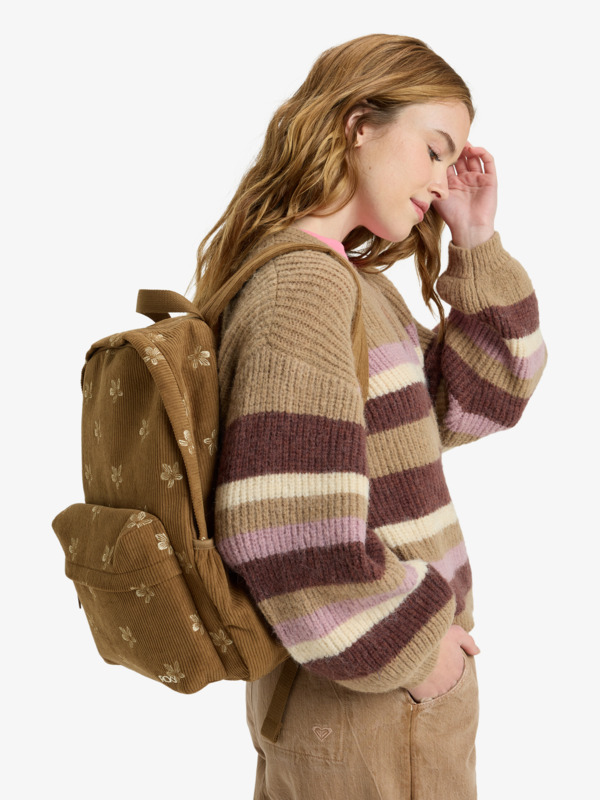 3 Feeling Emby - Mochila média para mulher Marrom ERJBP04930 Roxy