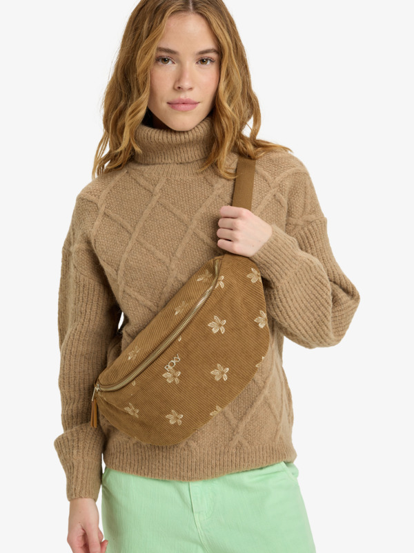 0 Feeling Emby - Bolsa de cintura para mulher Marrom ERJBP04937 Roxy