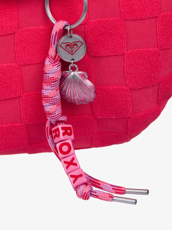 6 Silver - Terry Bum Bag for Women Red ERJBP04969 Roxy