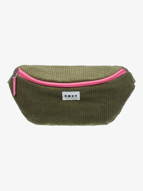 2 True Color - Corduroy Bum Bag for Women Green ERJBP04970 Roxy