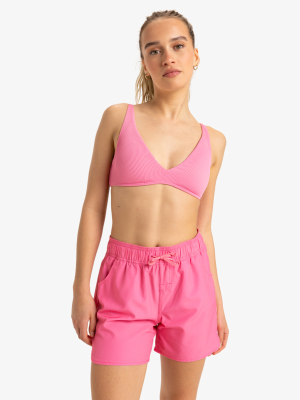 0 Roxy Wave 5" - Calções de banho pelo joelho para Mulher Pink ERJBS03299 Roxy