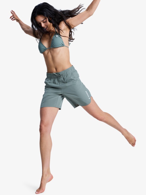 3 Roxy Wave 7" - Board Shorts for Women Green ERJBS03300 Roxy