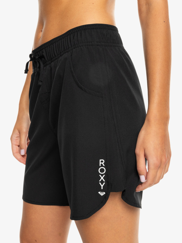 1 Roxy Wave 7" - Boardshort da Donna Black ERJBS03300 Roxy