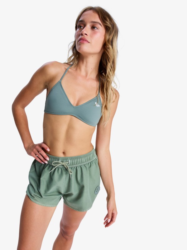 5 No Bad Waves - Board Shorts for Women Green ERJBS03327 Roxy