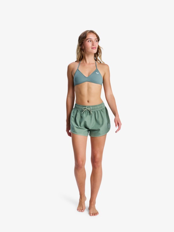 3 No Bad Waves - Board Shorts for Women Green ERJBS03327 Roxy