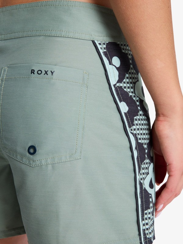 5 Roxy Pro The 93 Win Printed - Boardshorts für Frauen Schwarz ERJBS03329 Roxy