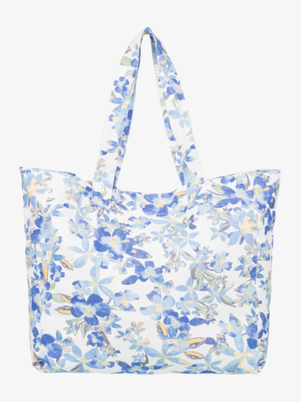 5 Anti Bad Vibes - Large Tote Bag for Women White ERJBT03406 Roxy