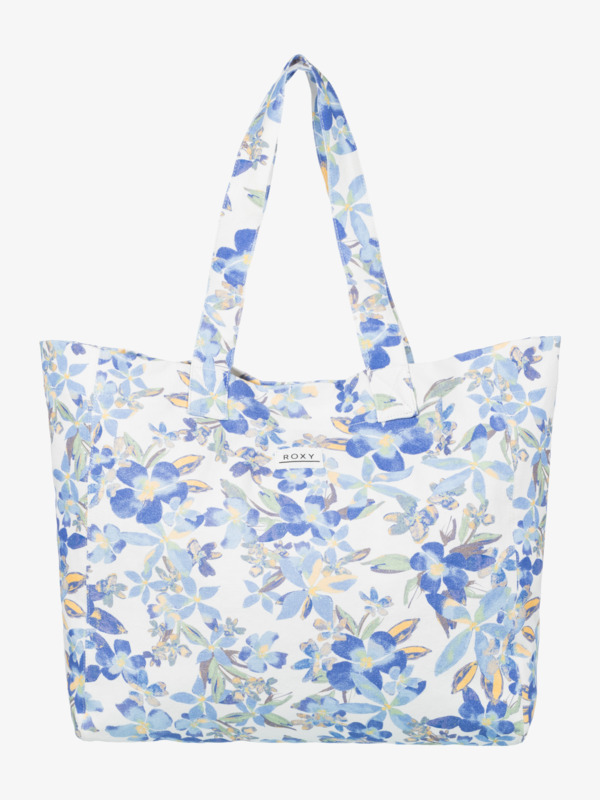 2 Anti Bad Vibes - Large Tote Bag for Women White ERJBT03406 Roxy