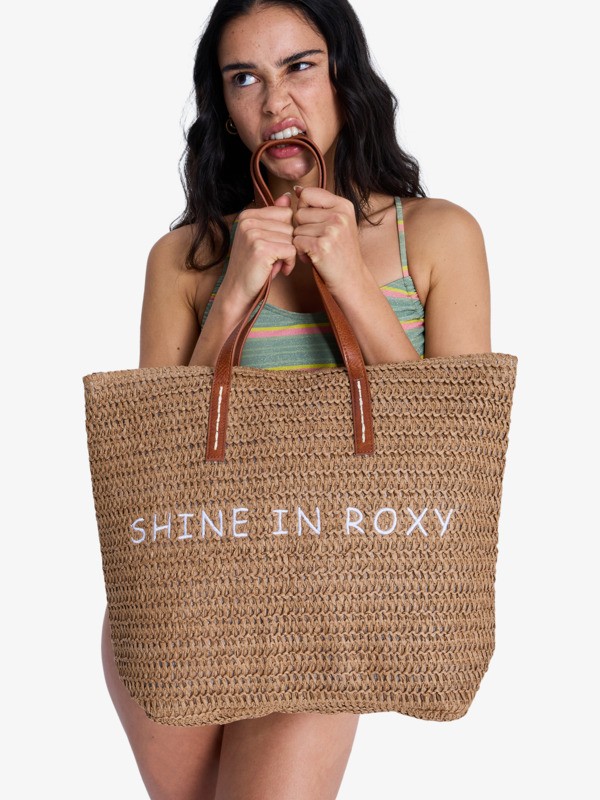 1 In The Tropics - Tote Bag for Women Brown ERJBT03419 Roxy