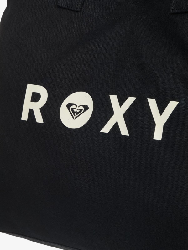 4 Go For It - Bolsa de playa con asas para mujer Negro ERJBT03427 Roxy