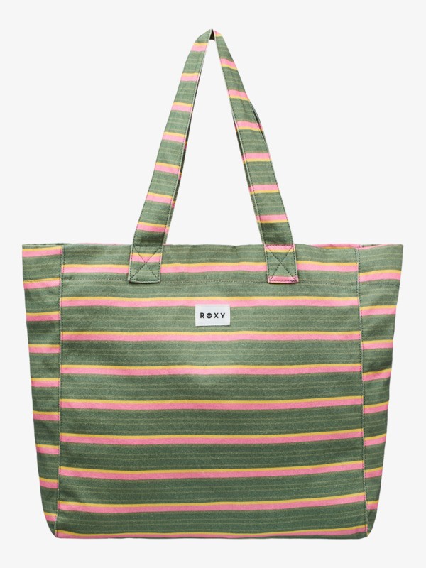 3 Anti Bad Vibes - Grand sac tote pour Femme Vert ERJBT03431 Roxy
