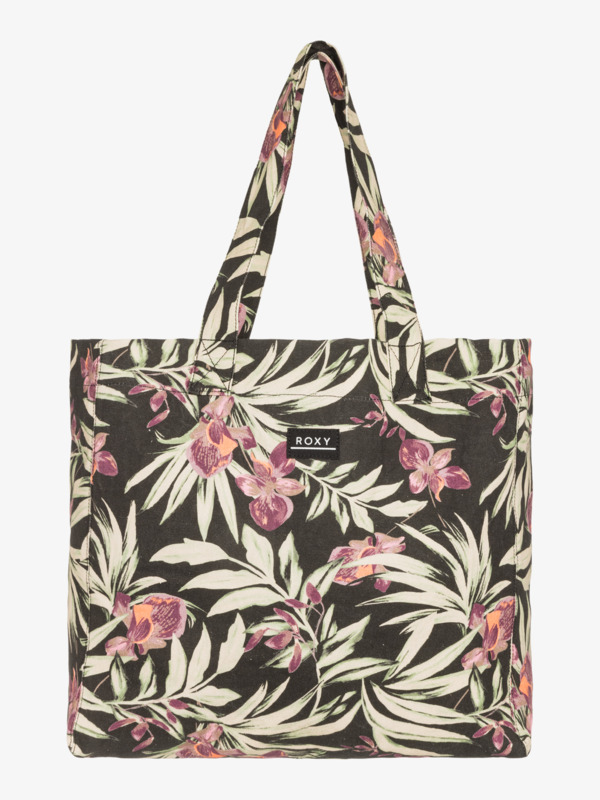 2 Anti Bad Vibes - Large Tote Bag for Women Black ERJBT03431 Roxy