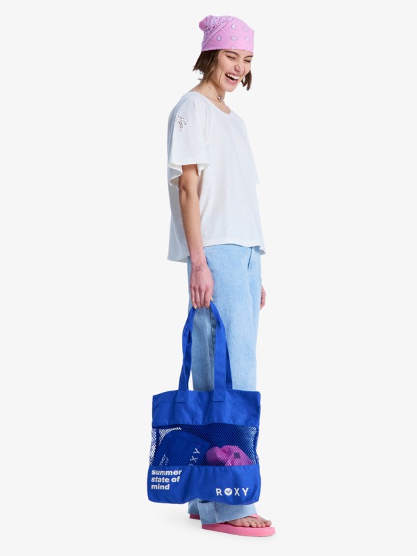 1 Summer Breezy - Tote bag pour Femme Violet ERJBT03445 Roxy