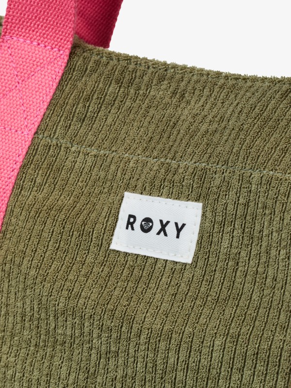 4 True Color - Draagtas van ribfluweel voor Dames Green ERJBT03450 Roxy