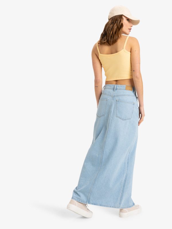 7 Sun Winds - Long Denim Skirt for Women Blue ERJDK03035 Roxy