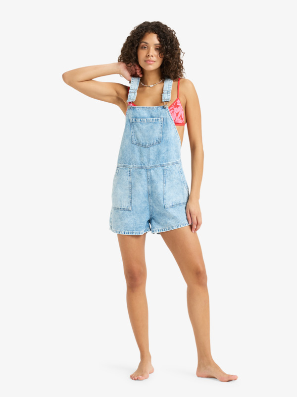 2 Crystal Coast Denim - Dungarees for Women Blue ERJDO03004 Roxy