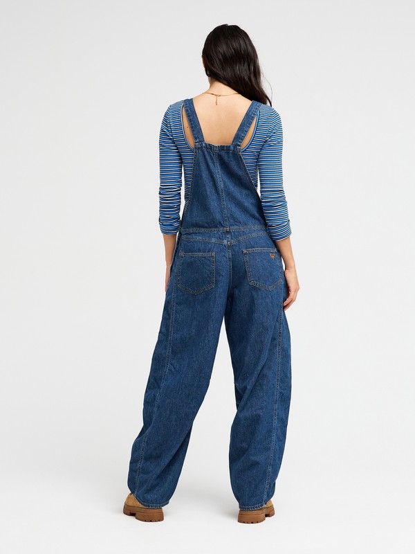 Wild Heart - Women's Blue Denim Overalls | Roxy