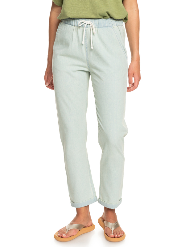 0 Slow Swell - Pantaloni in denim da Donna Blue ERJDP03278 Roxy