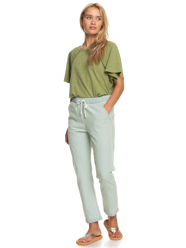 1 Slow Swell - Pantaloni in denim da Donna Blue ERJDP03278 Roxy