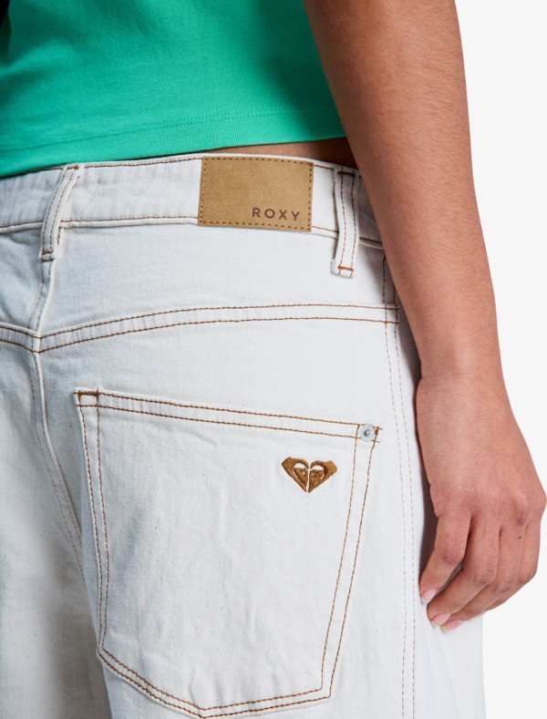 3 Cloudbreak Mid Sandbar - Jeans barrel fit pour Femme Beige ERJDP03324 Roxy