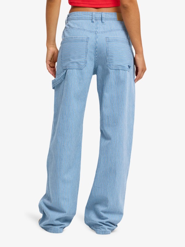 3 Howlin Rails - Jeans met hoge taille voor Dames White ERJDP03326 Roxy