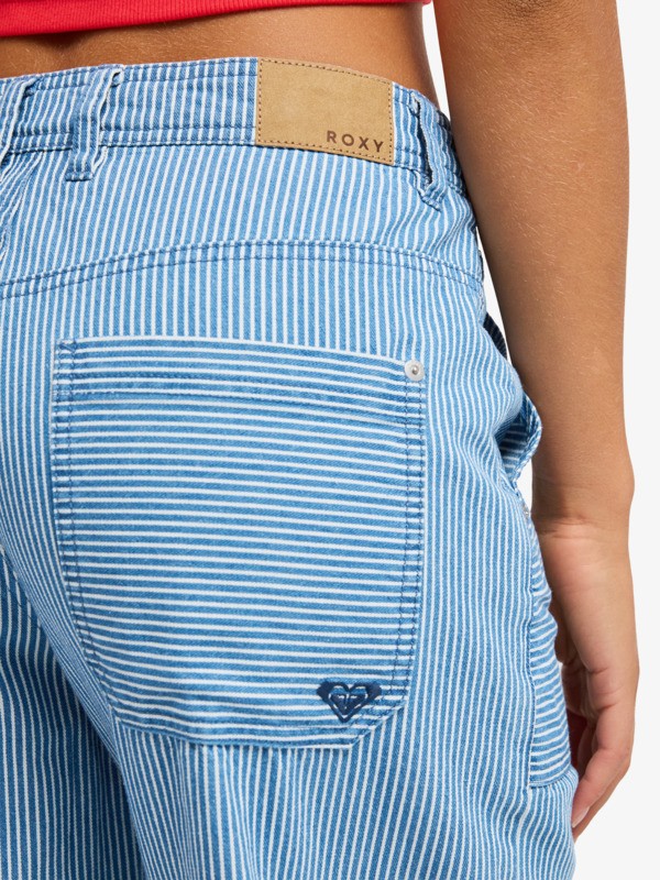 4 Howlin Rails - Jeans met hoge taille voor Dames White ERJDP03326 Roxy