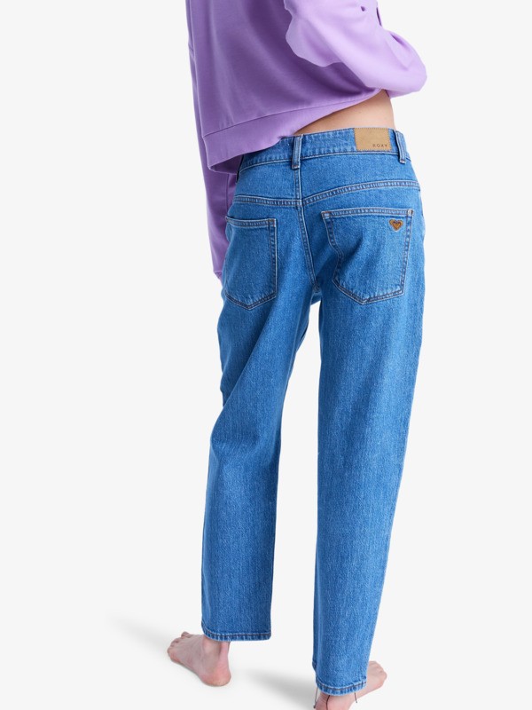 5 Moonrise Mid Surf Wash - Jeans coupe droite pour Femme Bleu ERJDP03330 Roxy