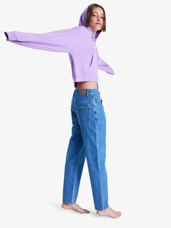 1 Moonrise Mid Surf Wash - Jeans coupe droite pour Femme Bleu ERJDP03330 Roxy