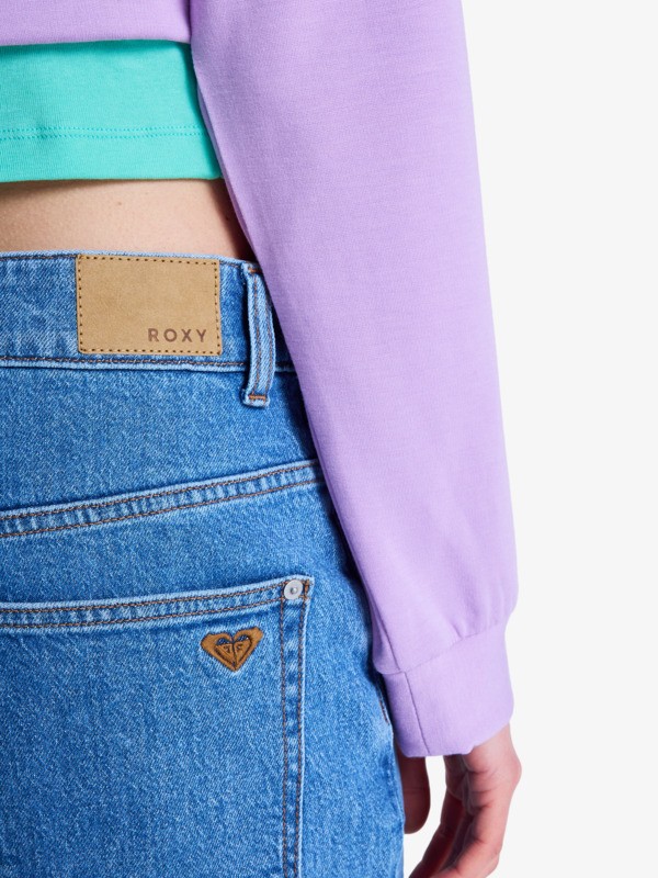 3 Moonrise Mid Surf Wash - Jeans coupe droite pour Femme Bleu ERJDP03330 Roxy