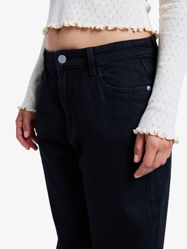 4 Minsk Coral Eclipse - Cropped Jeans for Women Black ERJDP03333 Roxy