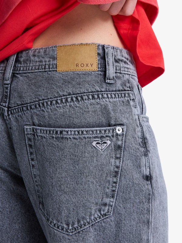 4 Dawn Patrol Mid Lava - Jeans à coupe ample pour Femme Noir ERJDP03339 Roxy